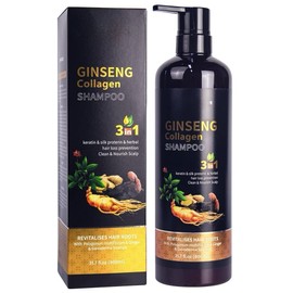 Meidu 900ML Meidu Collagen Ginseng Shampoo  Keratin Silk herbal hair Growth Shampoo