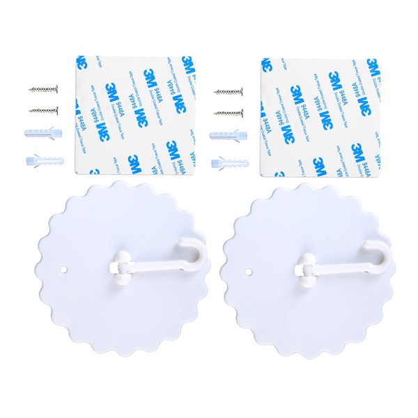 Tabanzhe 2 Set Ceiling Mosquito Net Hooks Bed Canopy Hooks,Super