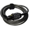 ONGUARD 8062 Terrier 6mm x 7' Combination Lock Black