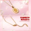 Collar Virgen Perla Real Regalo Mama Esposa Acero Chapa 18k