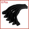 ACROPIX 6 PCS Black 2.5 x 20.5cm Cargo Belt Soft