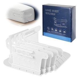 Bed Sheet Holder for Corners- 4Pcs Heavy Duty Sheet Locks Holders with Lock Strip Easy to Install for All Mattress Sizes - Keep Sheets Firm & Tight, No More Loose Sheets