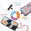 Lostars Silicone Beaded Phone Wrist Strap,Phone Bracelet Strap with Tether
