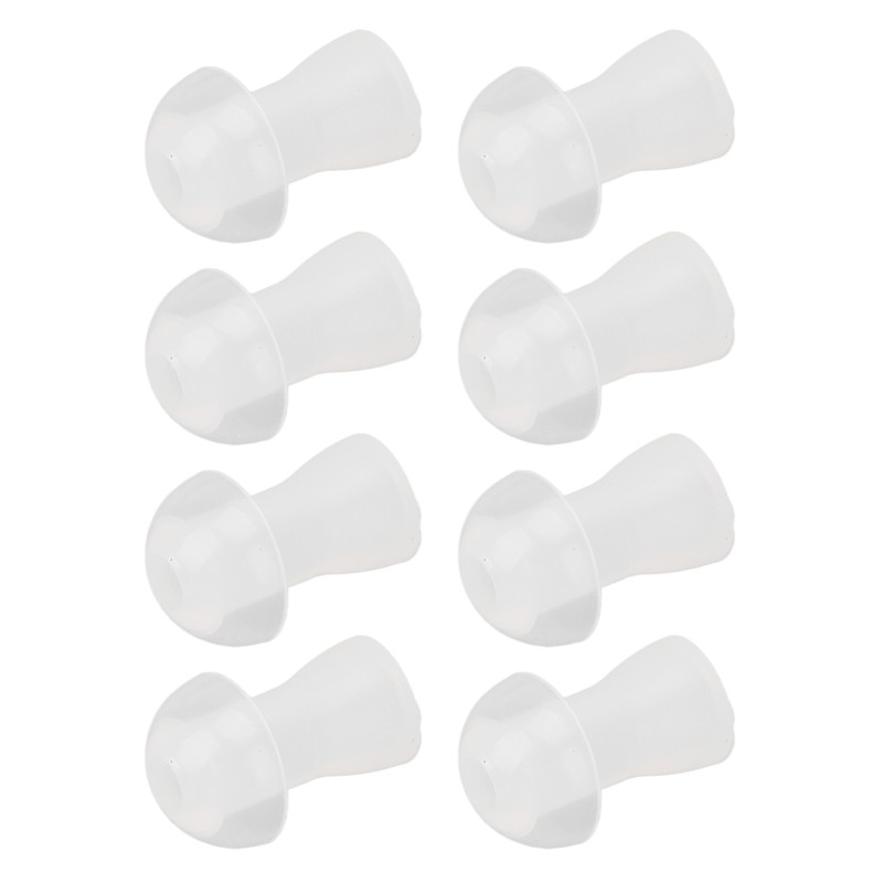 30pcs Hearing Amplifiers Eartips Soft Silicone White Accessories Replacement Earbud