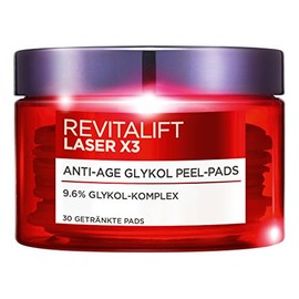 L'OrÃ©al Paris RevitaLift Laser X3 Anti-Age Glykol Peel Pads, 30 ml