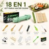 Kit para Hacer Sushi 18 en 1, Ideal para Principiantes