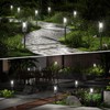 BITPOTT Solar Outdoor Lights Pathway, 6 Pack Pathway Lights Solar
