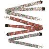 Red Festive Santa Christmas Lanyard w/Safety Breakaway & Trigger Clip