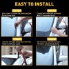 Gearzaar Car Front Windshield Panel Rubber Seal Strip Sealed Moulding