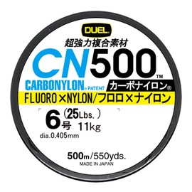 DUEL Carbon Nylon Line No. 6 CN500 1,640 ft (500 m) No. 6 CL Clear H3456-CL