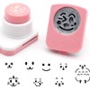 FLUORO Cute expression seaweed rice ball embossing device Seaweed smiley