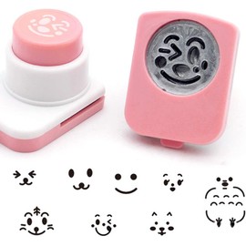 FLUORO Cute expression seaweed rice ball embossing device Seaweed smiley face styler DIY rice ball bento mold combination