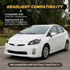 Headlight Assembly Fit for 2010-2011 Toyota Prius Black Housing Clear