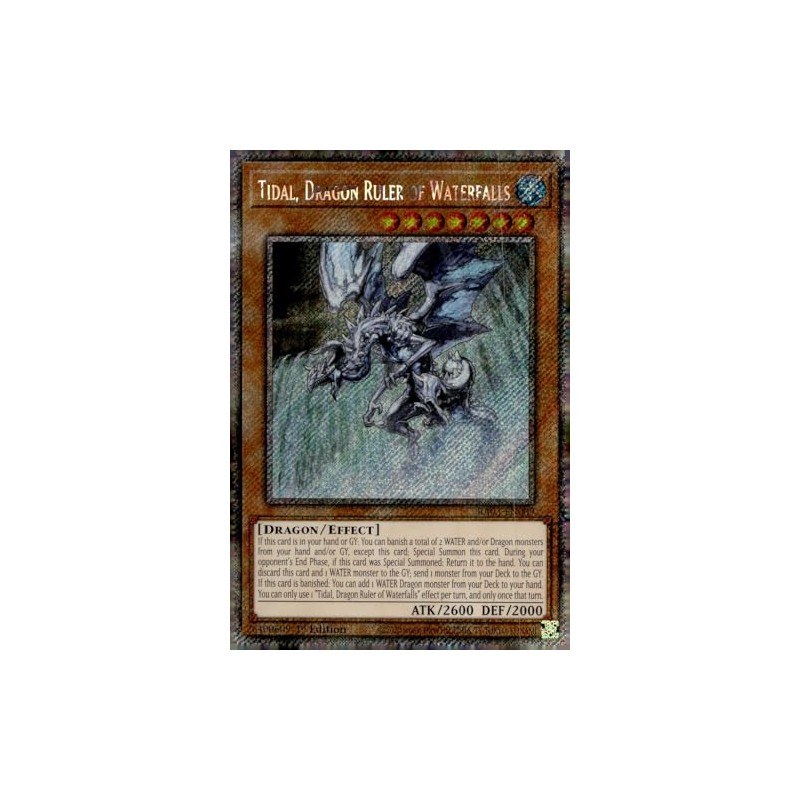 Tidal, Dragon Ruler of Waterfalls (Platinum Secret Rare) - RA03-EN009