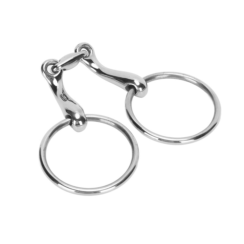 O Ring Horse Bits Flexible Linking Polished Stainless Steel Horse