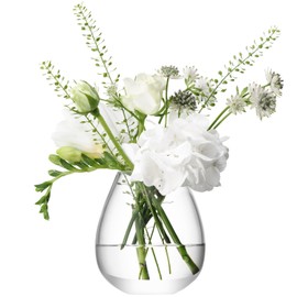 LSA International G1072-09-301 Flower Mini Table Vase H9.5cm Clear