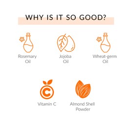 Kaina Vitamin C Face Scrub - Get Instant Glow, Skin Whitening and Brighter Skin | Ageless Beauty | 50g