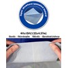 ROLLINGDOG Dust Sheets - Two-Layer Waterproof & Anti-Slip Decorating Sheets