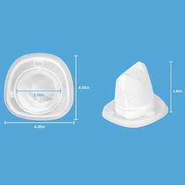 Hufopik 6 Pcs HNVCF10 Filters suitable for Black and Decker HNVC215B10, HNVC215B12AEV, HNVC220BCZ00, HNVC220BCZ01, HNVC115JB06, HNVC215B12, HNVC220BCZ10, HNVC215BW52, HNVC115J, HNVC215B, HNVC220B