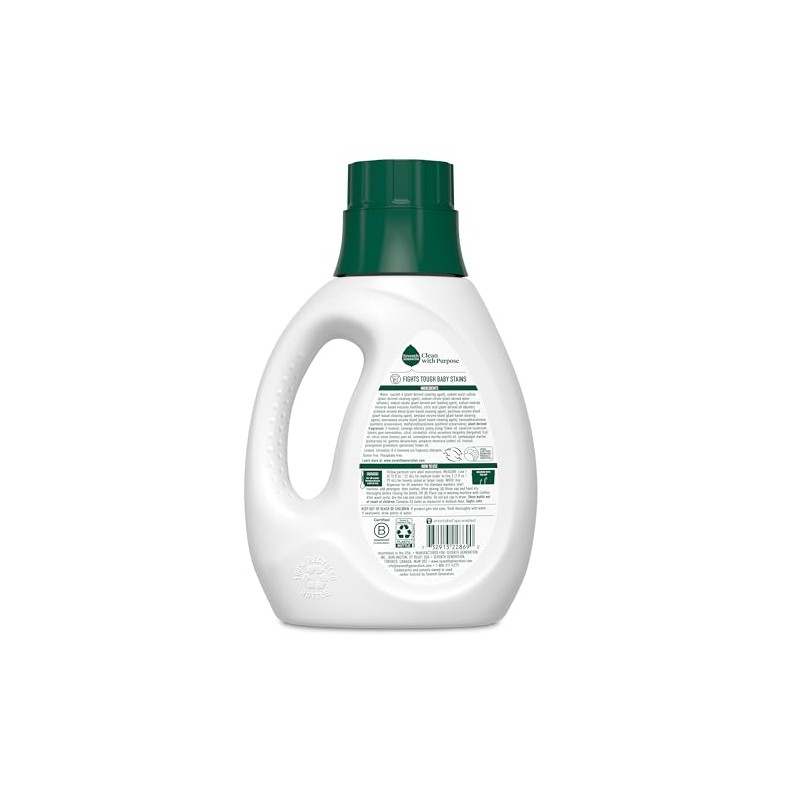 Seventh Generation Baby Concentrated Laundry Detergent, Fresh Scent, 40 oz