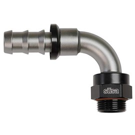 Setrab 22-M22PL10-90 ProLine PushLock Hose End Adapter AN10, 90 Degree Angle (Sold Individually)