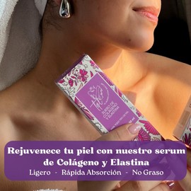 TQL | Suero Colágeno y Elastina | Skin care | Emoliente suaviza la piel | Envejecimiento prematuro | Acido hialuronico | Para todo tipo de piel | Absorción rápida | No deja residuos grasosos | 30 ml