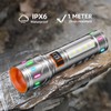 AIERSEN Rechargeable Small LED Flashlight, high Lumen EDC Flashlight, Five