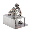Steelman24 I Nuts and bolts sculpture Goldsmith I Handmade ornaments