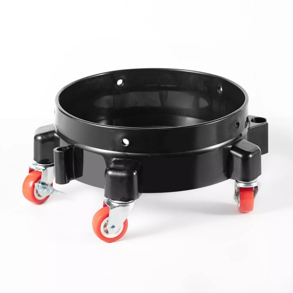 SGCB Pro 12'' Bucket Dolly Easy Push Rolling 5 Roll