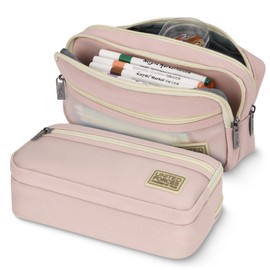 Estuche para Lpices de Gran Capacidad para Uso Mltiple,Estuche para Lpices con 3 Compartimientos Tela Oxford Organizador de Papelera para el Trabajo  