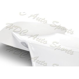 HDC Autosports Universal 57" TYPE-2 Painted White ABS GT Trunk Adjustable Bracket Spoiler Wing