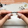 400 PCS Micro Brushes, Black Micro Applicator Brushes with Longer