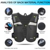 Running Vest for Men Women, Adjustable Hydration Vest with 500ml
