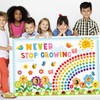 Spring Bulletin Board Decorations - 168Pcs Spring Classroom Decorations Spring