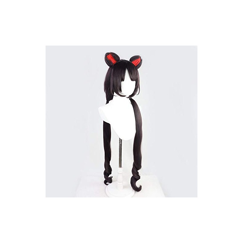 Sweeteasy Virtual YouTuber VTuber Inuyoko Cosplay Wig with Ears, Heat