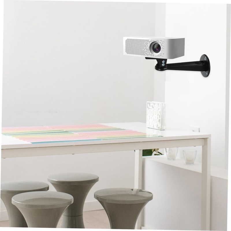 Operitacx Mini Projector Wall Mount Bracket Adjustable Angle Abs Security