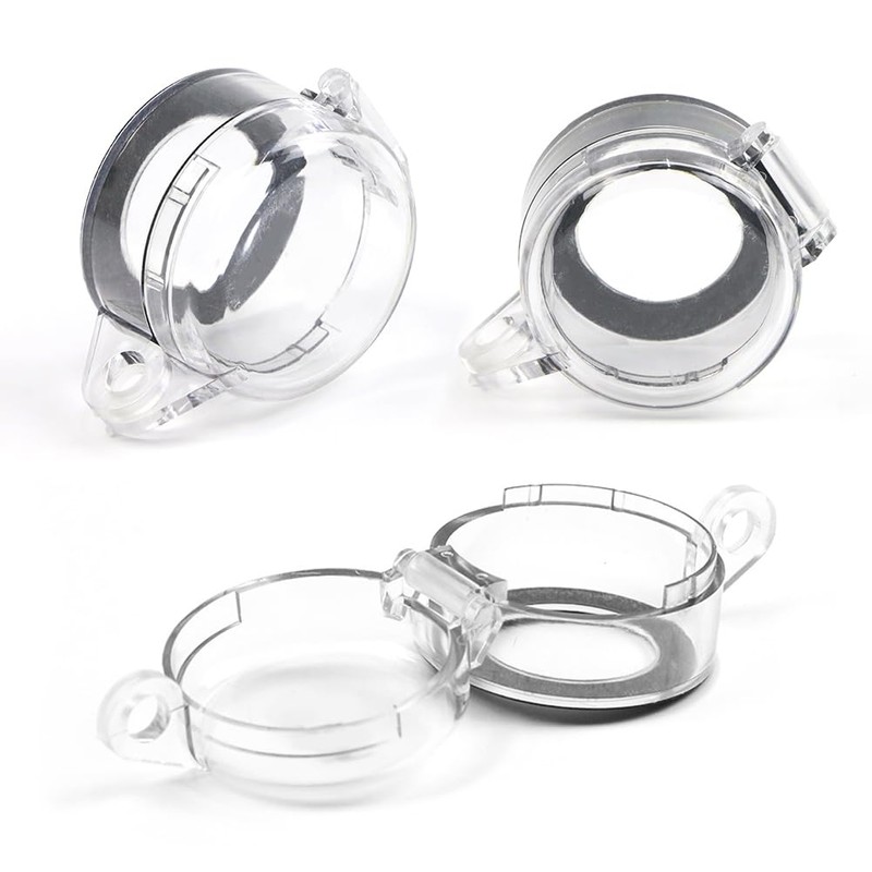 HiLKCO 0.86in(22mm) Diameter Wall Switch Push Button Lockout Box Type