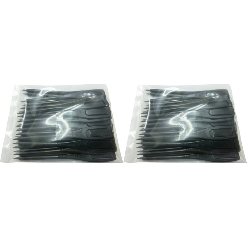 LITE Clip Pencil Pegsil, 50 Count (Black)