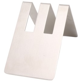 V Shaped Coffee Filter Paper Holder V Type Dual Capacity Stainless Steel Cone Coffee Filter Paper Holder Double Groove Silver