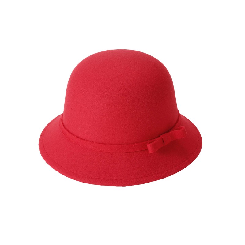UltraKey Women Felt Hat, Bucket Hat, Adjustable Vintage Bowler Suede