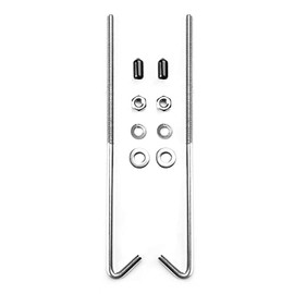 ARONOVA 18-8 Stainless Steel J Hook Battery Hold Down Bolts,8-Inch