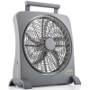 TREVA 10" Smart Power Rechargeable Fan with AC/DC Adapters