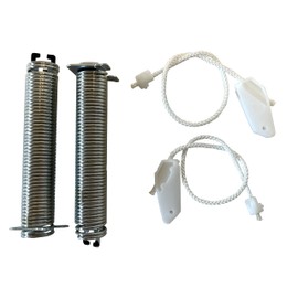 Repair Kit for Dishwasher Door Springs with Pulley Compatible with Bosch Siemens 00754869 754869 Door Hinge Springs - Colour Code Black