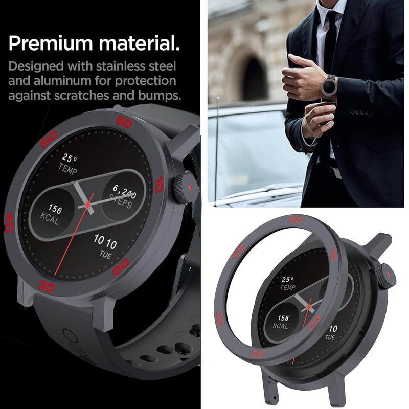 Lamshaw for CMF Watch Pro 2 Bezel Ring, Reinforced Metal