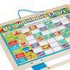 Melissa & Doug Magnetic Wooden Responsibility Chart Toddler Routine, Kids