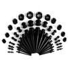 50 Pcs Ear Stretching Kit - Acrylic Tapers & Plugs