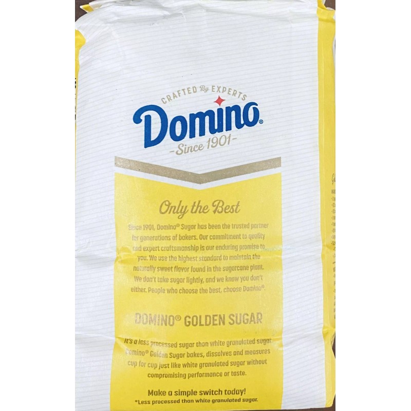Domino 5x Domino Premium Pure Cane GOLDEN Sugar 28 oz