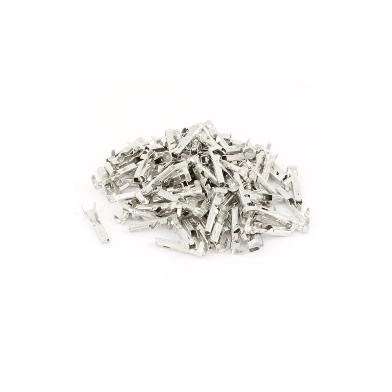TA-VIGOR 100Pcs 1.5mm Wire Spade Connectors, Female Spade Connectors Wire
