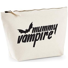 Hippowarehouse Mummy vampire printed make up cosmetic wash bag 18x19x9cm