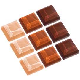 Deko Magnete in beige & braun • 9 Starke Magnet Steine für Kühlschrank, Magnettafel & Whiteboard • Nachhaltige Geschenke für Frauen • 20x20x3mm